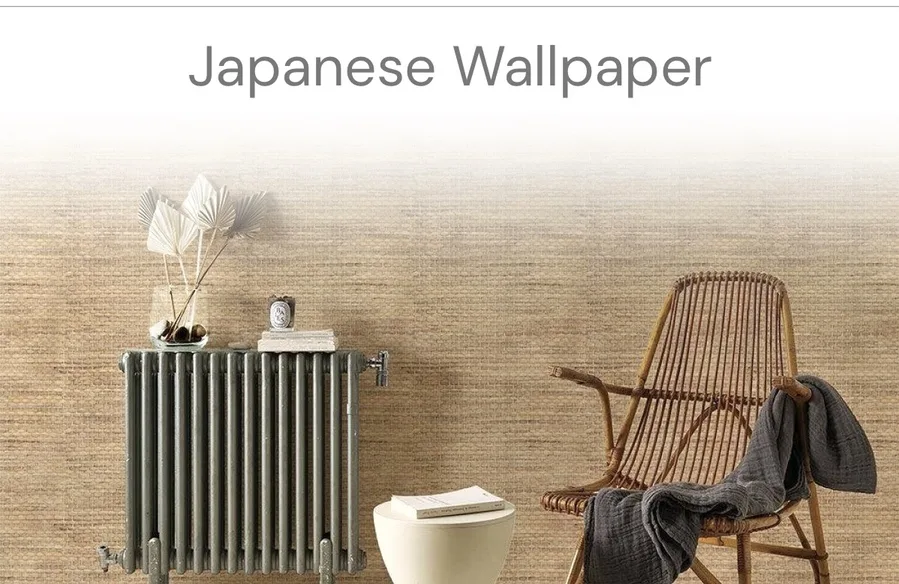 Japanese wood wallpaper